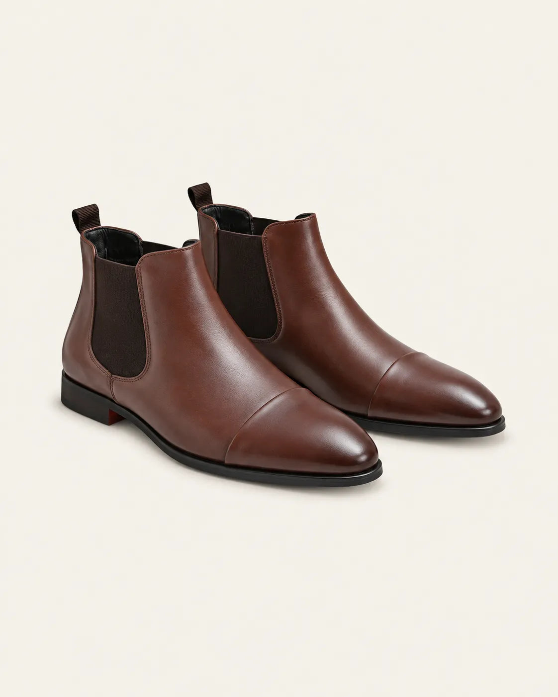 Marrón | Liso | Botines Chelsea