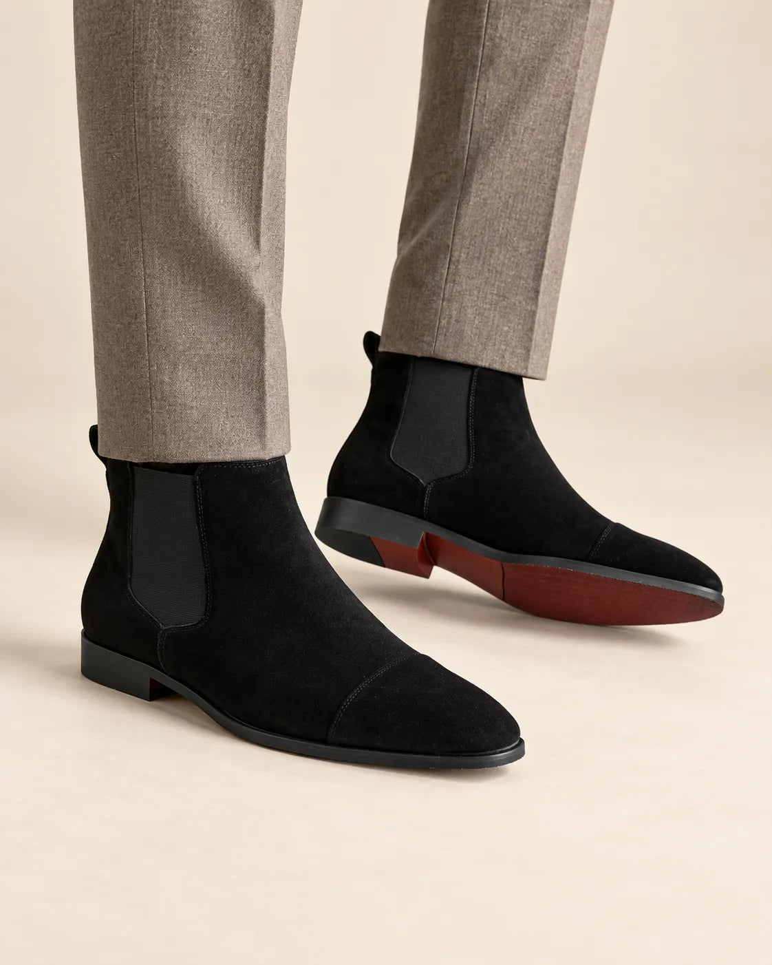 Negro | Efecto ante | Botines Chelsea – puestos
