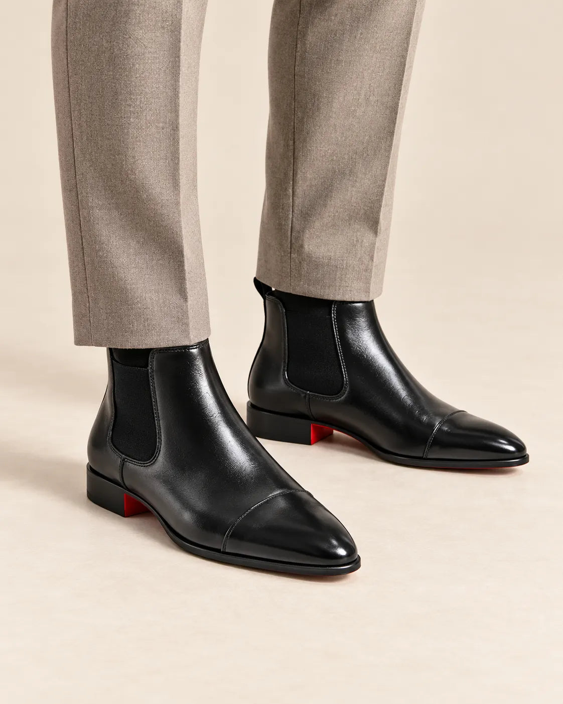 Negro | Liso | Botines Chelsea – puestos