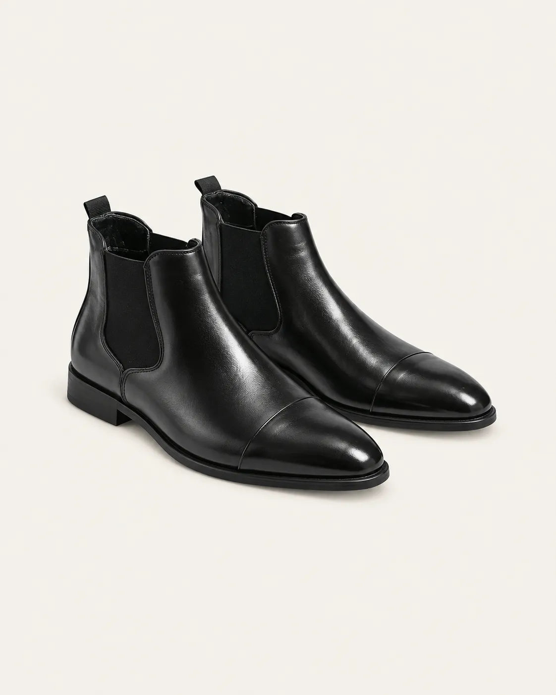 Negro | Liso | Botines Chelsea