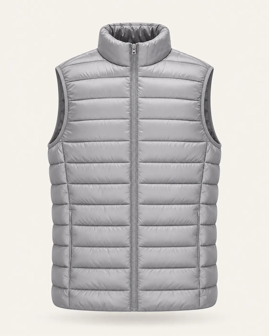 Gris | Chaleco acolchado ligero
