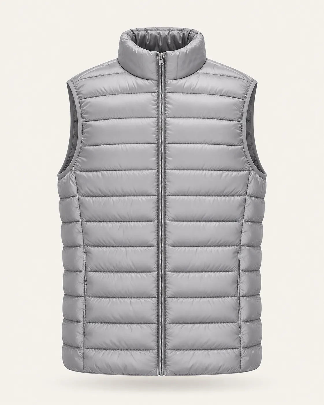 Gris | Chaleco acolchado ligero