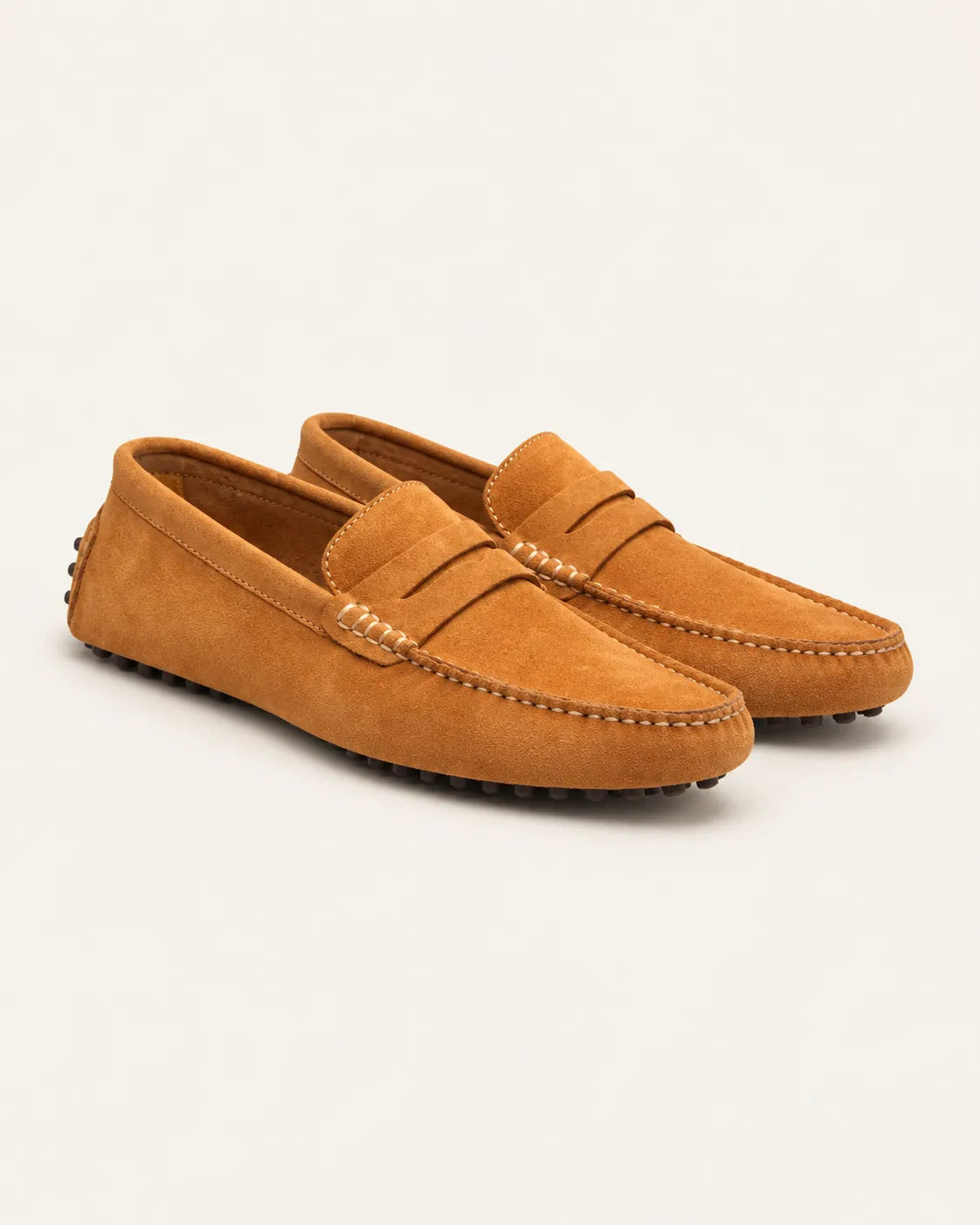 Camel | Mocasines driving efecto ante – par