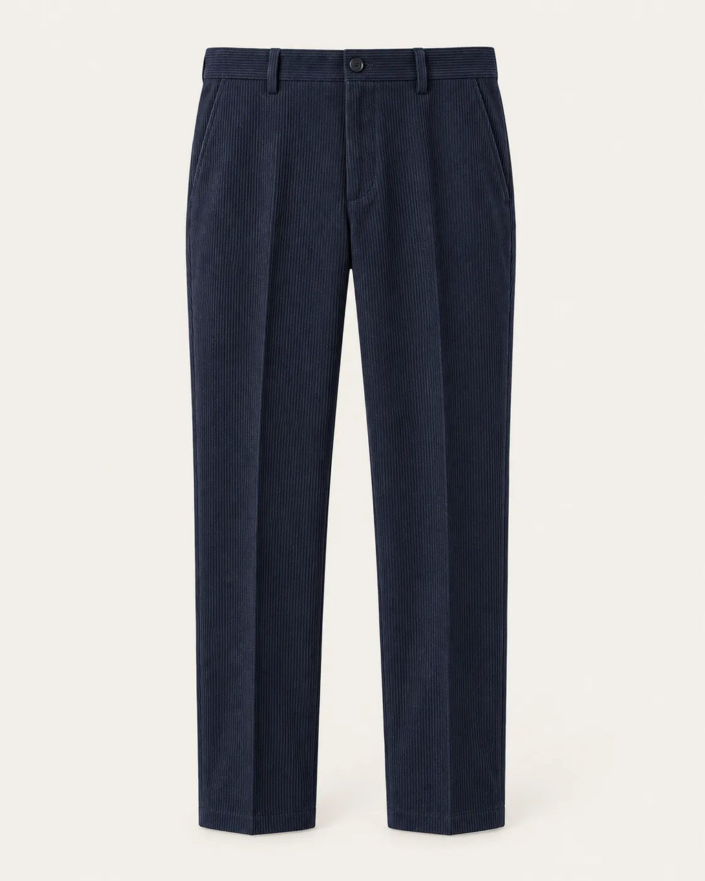 Azul marino | Pantalón de pana de corte clásico