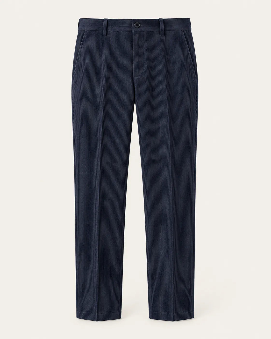 Azul marino | Pantalón de pana de corte clásico